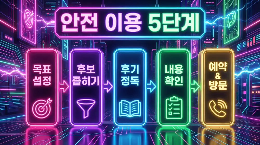 안전 이용 5단계