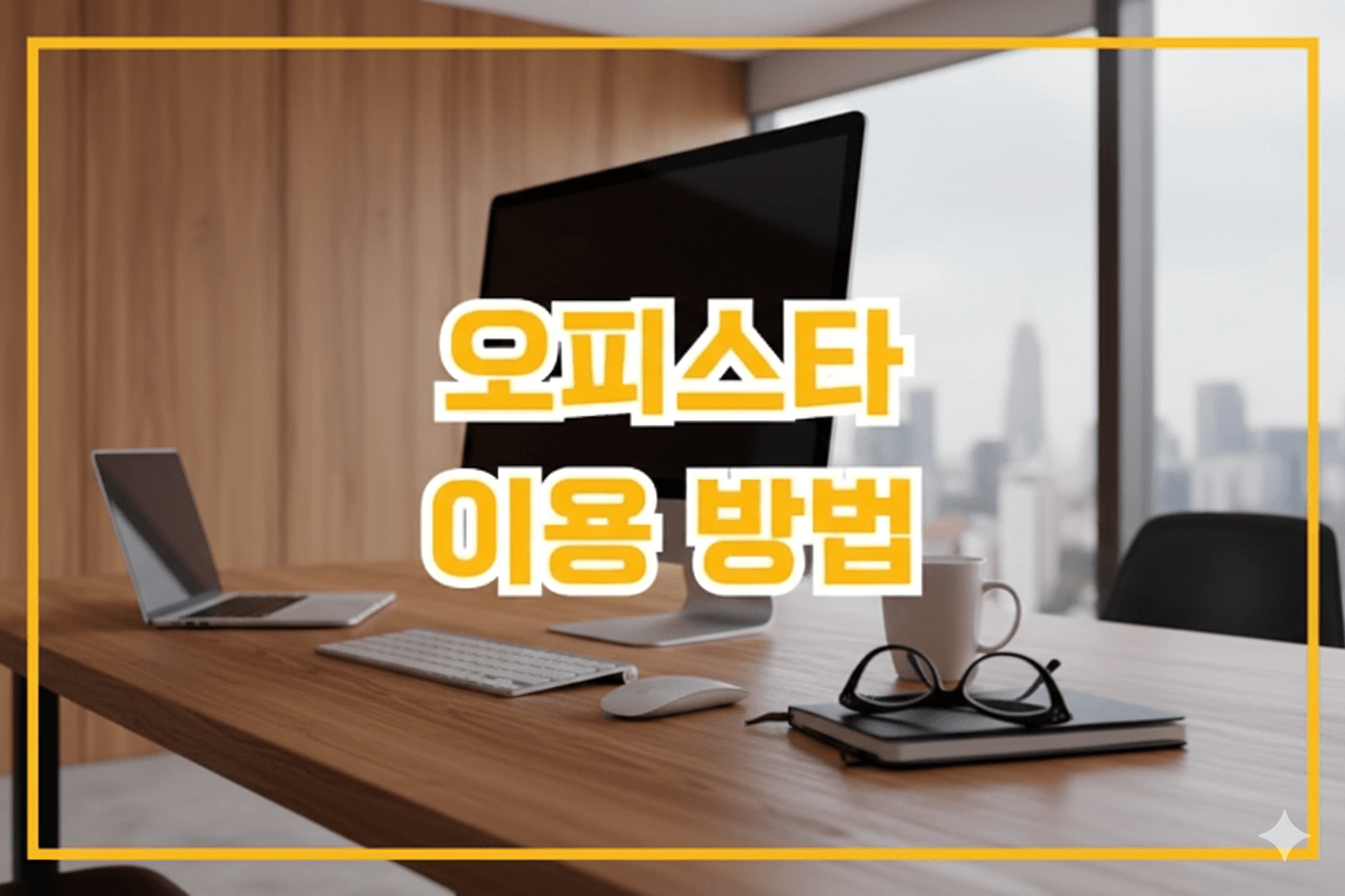 오피스타 이용 방법